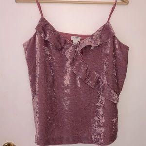 J. Crew velvet cami